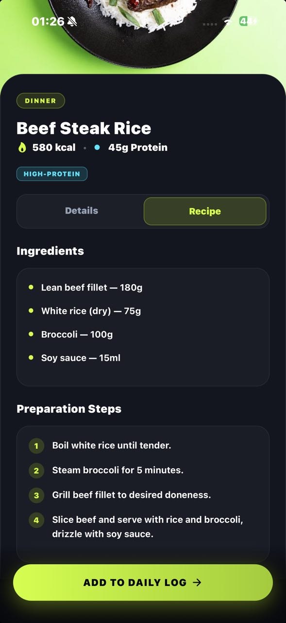 Portion & Meal Builder